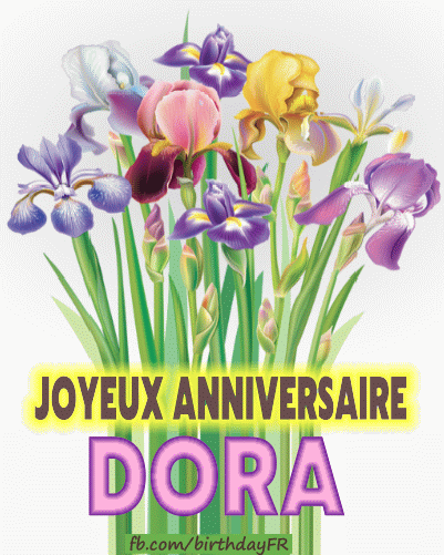 Joyeux Anniversaire Dora
