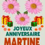 Joyeux Anniversaire Martine