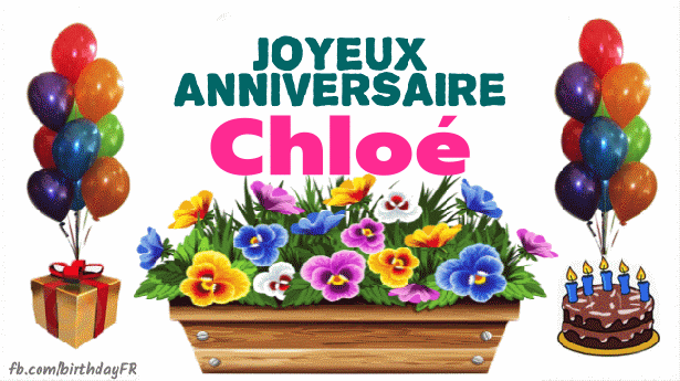 Joyeux Anniversaire Chloé