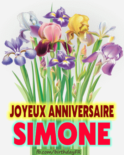 Joyeux Anniversaire Simone