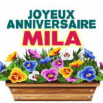 Joyeux Anniversaire Mila gif image