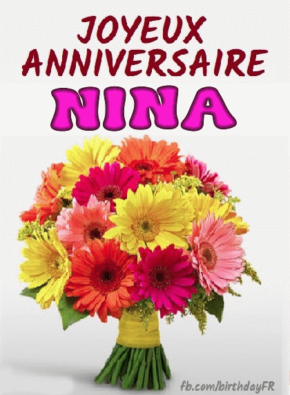Joyeux Anniversaire Nina