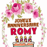 Joyeux Anniversaire Romy