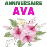 Joyeux Anniversaire Ava