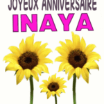 Joyeux Anniversaire Inaya