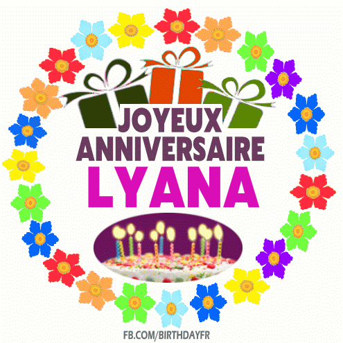 Joyeux Anniversaire Lyana
