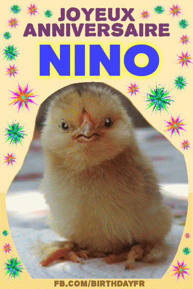 Joyeux Anniversaire Nino