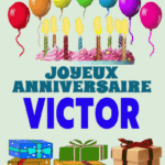 Joyeux Anniversaire Victor