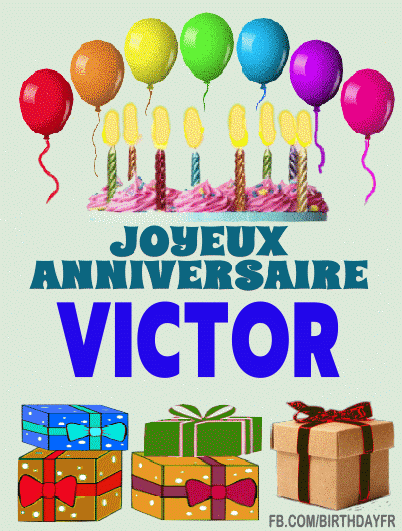 Joyeux Anniversaire Victor
