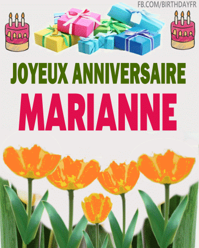 Joyeux Anniversaire Marianne