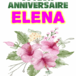 Joyeux Anniversaire Elena