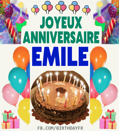 Joyeux Anniversaire Emile