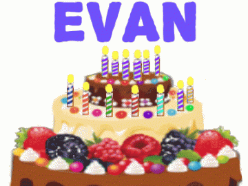 Joyeux Anniversaire Evan