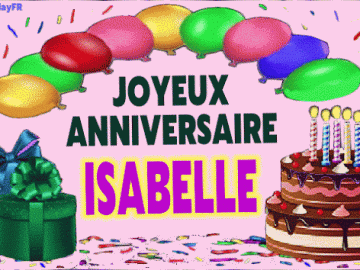 Joyeux Anniversaire Isabelle