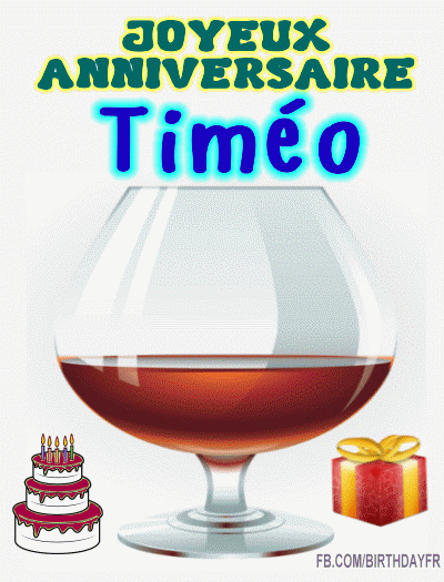 Joyeux Anniversaire Timéo