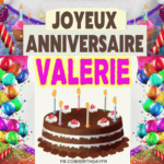 Joyeux Anniversaire Valerie