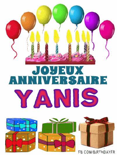 Joyeux Anniversaire Yanis