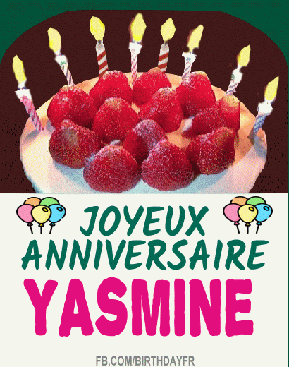 Joyeux Anniversaire Yasmine