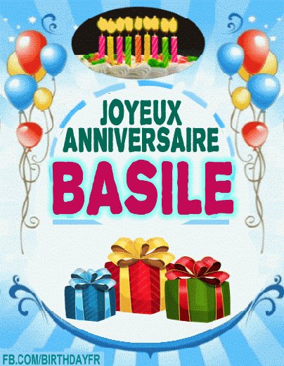 Joyeux Anniversaire Basile