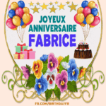 Joyeux Anniversaire Fabrice