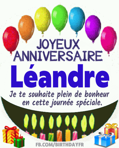 Joyeux Anniversaire Léandre