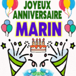 Joyeux Anniversaire Marin