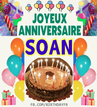 Joyeux Anniversaire Soan