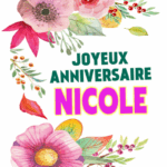 Joyeux Anniversaire Nicole
