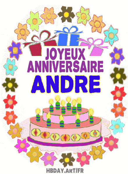 Joyeux Anniversaire Andre