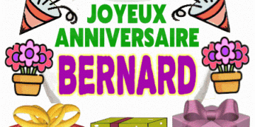 Joyeux Anniversaire Bernard