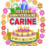 Joyeux Anniversaire Carine