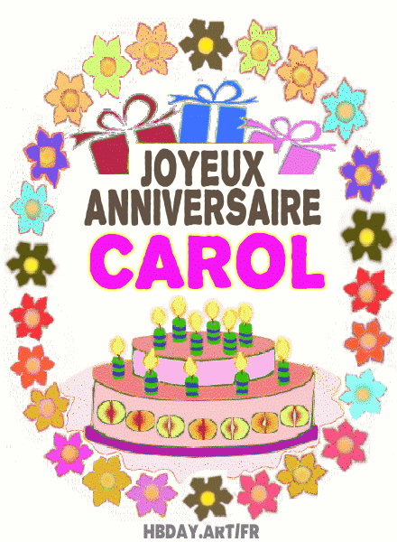 Joyeux Anniversaire Carol