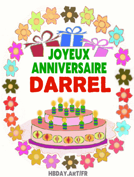 Joyeux Anniversaire Darrel