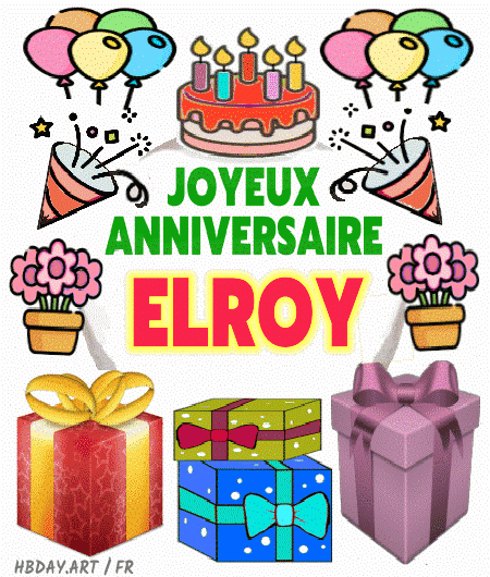 Joyeux Anniversaire ELROY