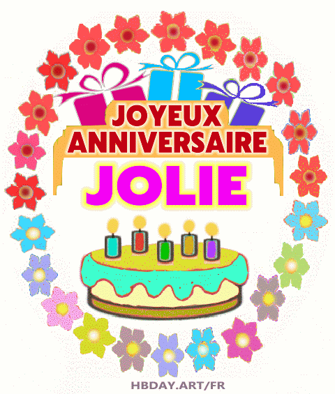 Joyeux Anniversaire Jolie