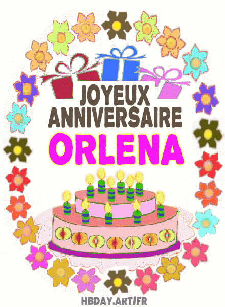 Joyeux Anniversaire Orlena