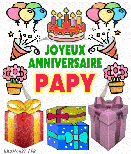 Joyeux anniversaire Papy