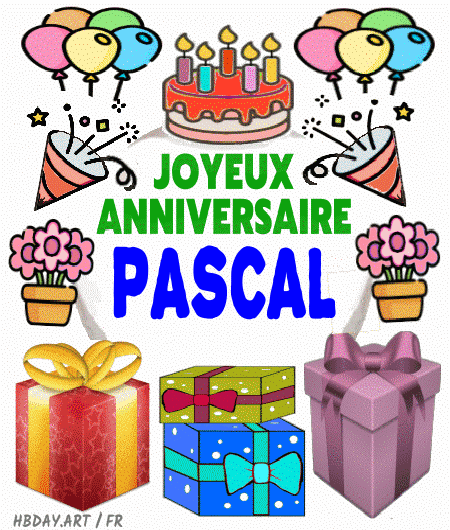 Joyeux Anniversaire PASCAL