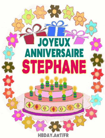  Joyeux Anniversaire STEPHANE