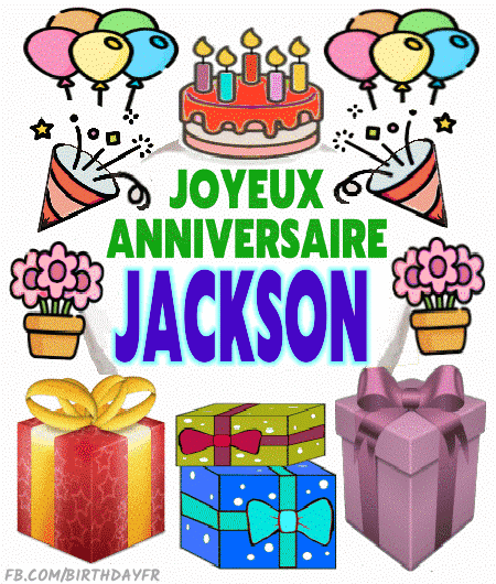 Joyeux Anniversaire Jackson