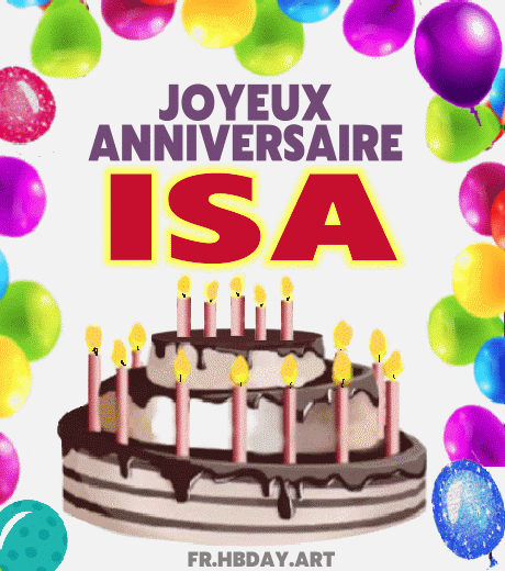 Joyeux Anniversaire Isa