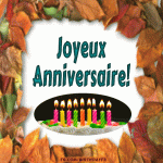 Joyeux anniversaire gif