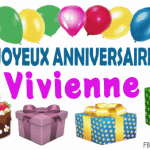 Joyeux anniversaire Vivienne