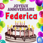 Joyeux Anniversaire Federica