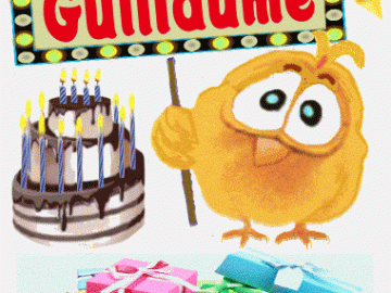 Joyeux anniversaire Guillaume