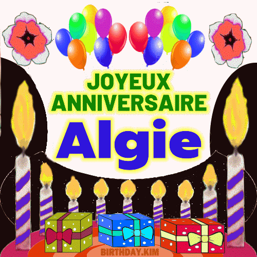 Joyeux Anniversaire Algie gif image
