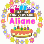 Joyeux anniversaire Aliane gif