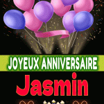 Joyeux Anniversaire Jasmin gif
