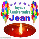 Joyeux Anniversaire Jean gif image