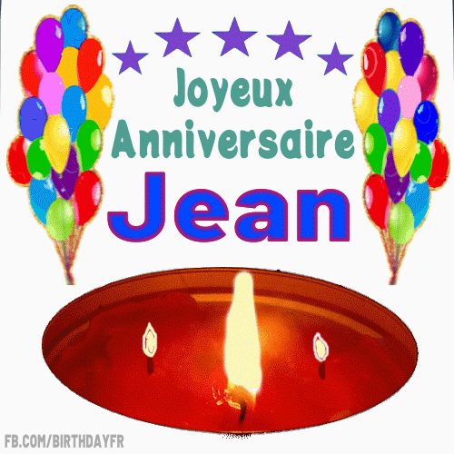 Joyeux Anniversaire Jean gif image